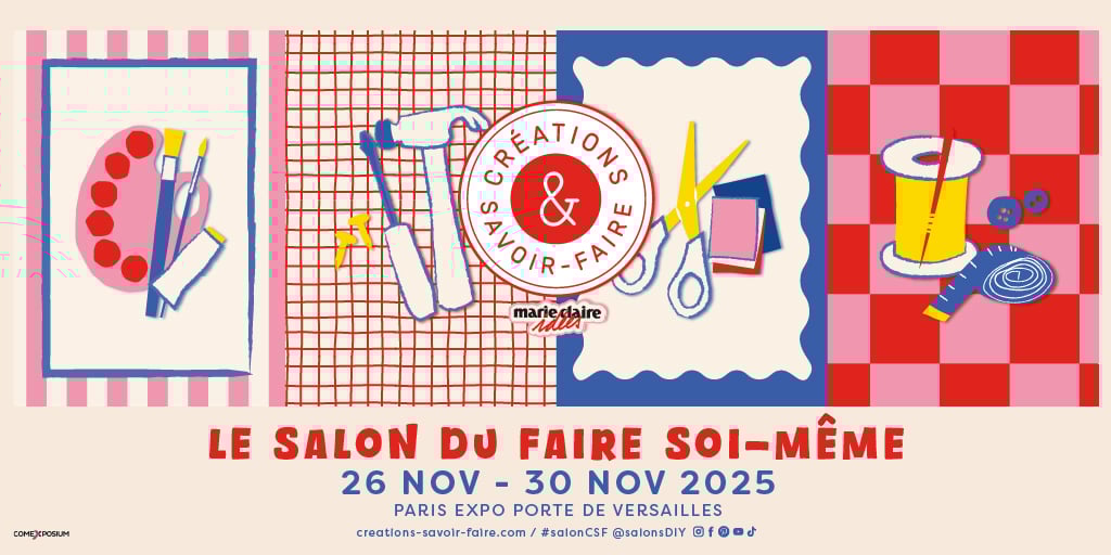 🎉 Je serai au Salon Créations & Savoir-Faire du 20 au 25 novembre !