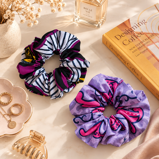 Violet & Fuchsia_ 💜 Duo de chouchous en wax