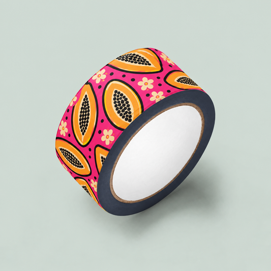 Washi tape Pink Papaya 20mm x 10m