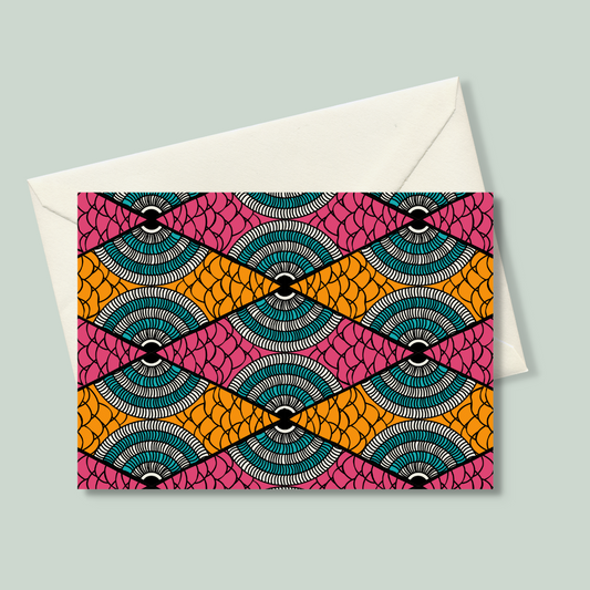 Carte Postale éventail