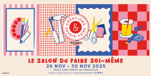 🎉 Je serai au Salon Créations & Savoir-Faire du 20 au 25 novembre !