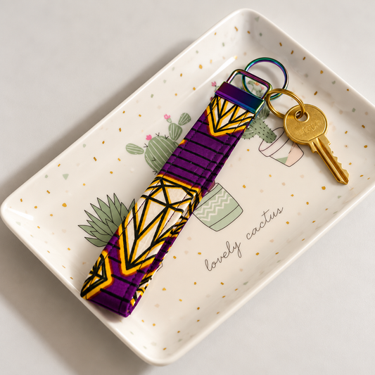 Porte-clé bracelet wax