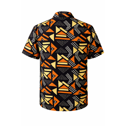 Chemise Kora – Coton wax graphique