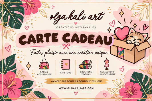 Carte Cadeau Olga Kali Art – Créations artisanales