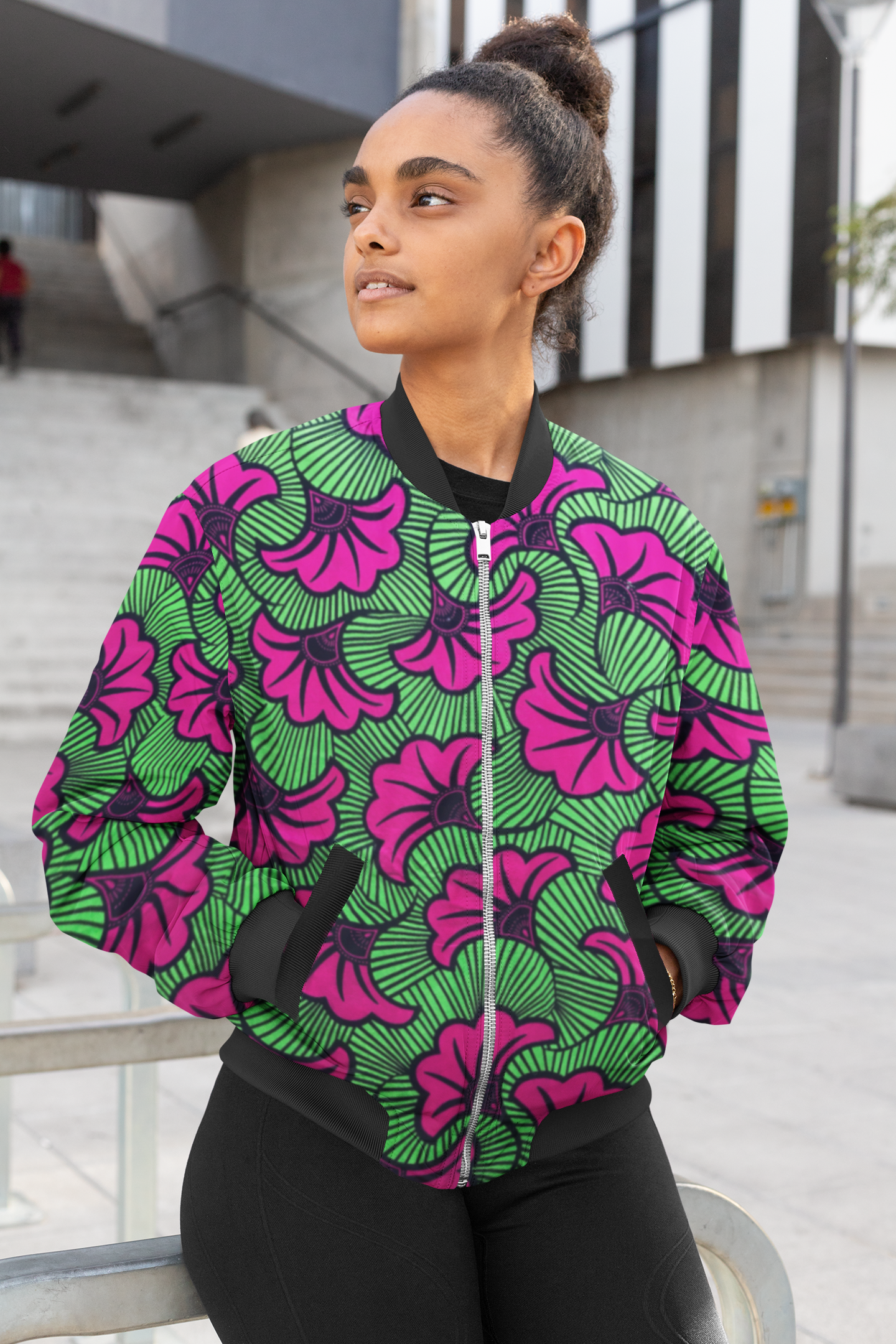 Veste Aviateur bomber wax