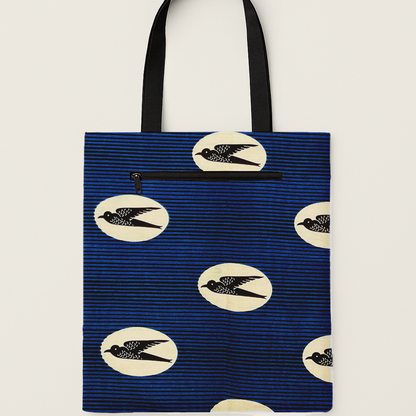 Tote bag hirondelles SWALA
