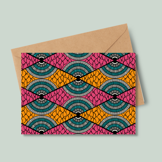 Carte Postale éventail